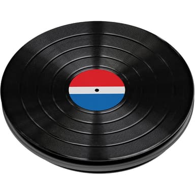 POPSOCKETS Backspin Aluminum 45 RPM Avtagbart Grip med stativfunksjon LUXE Spin