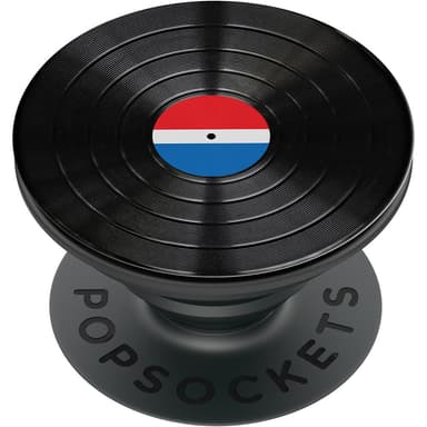 POPSOCKETS Backspin Aluminum 45 RPM Avtagbart Grip med stativfunksjon LUXE Spin