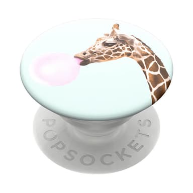 POPSOCKETS Bubblegum Giraffe Avtagbart Grip med stativfunksjon