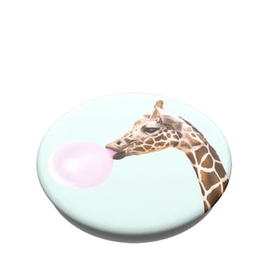 POPSOCKETS Bubblegum Giraffe Avtagbart Grip med stativfunksjon