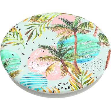 POPSOCKETS Waikiki Daze Avtagbart Grip med stativfunksjon