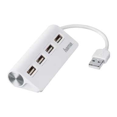 HAMA USB Hub 1:4 Hvit