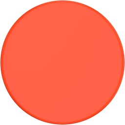 POPSOCKETS Neon Electric Orange  Avtagbart Grip med stativfunksjon