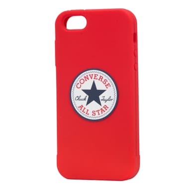 CONVERSE iPhone5/5s/SE Silikon Rød etui