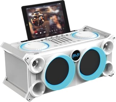 Ibiza sound portable stand-alone sound system - white