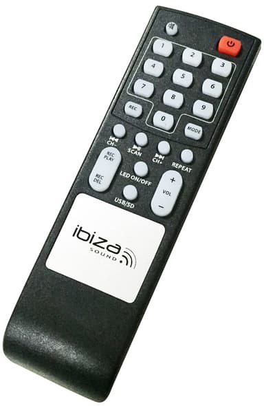 Ibiza sound portable stand-alone sound system - white