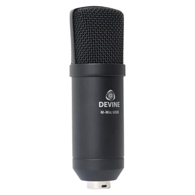 Devine Gamer og Podcaster USB mikrofon (Svart)