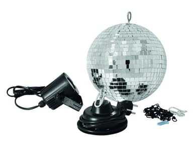 Komplett LED 20 cm speilkule sett