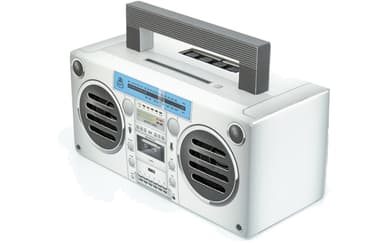 BRONX Bluetooth høyttaler, sølv