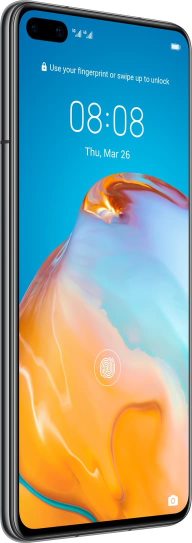 Huawei P40 5G smarttelefon 8/128GB (sort)