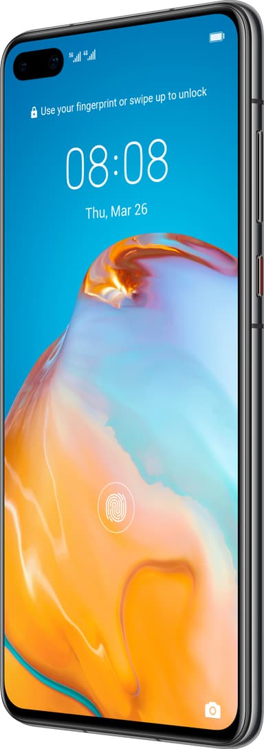 Huawei P40 5G smarttelefon 8/128GB (sort)