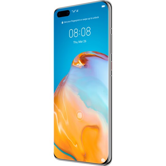 Huawei P40 Pro 5G smarttelefon 8/256GB (ice white)