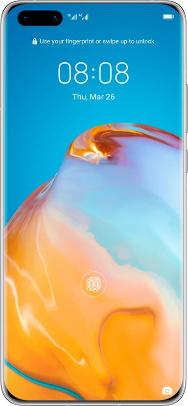 Huawei P40 Pro 5G smarttelefon 8/256GB (ice white)