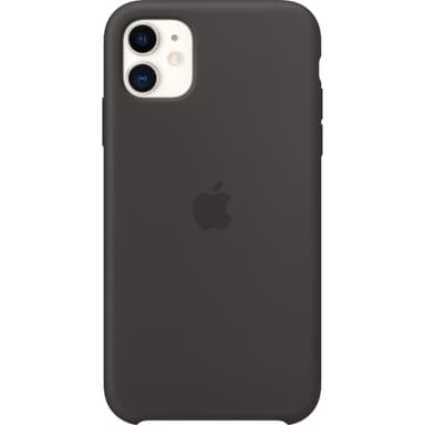 iPhone 11 silikondeksel (sort)