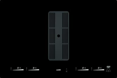 Witt Fusion platetopp med integrert ventilator FUSION3SQW