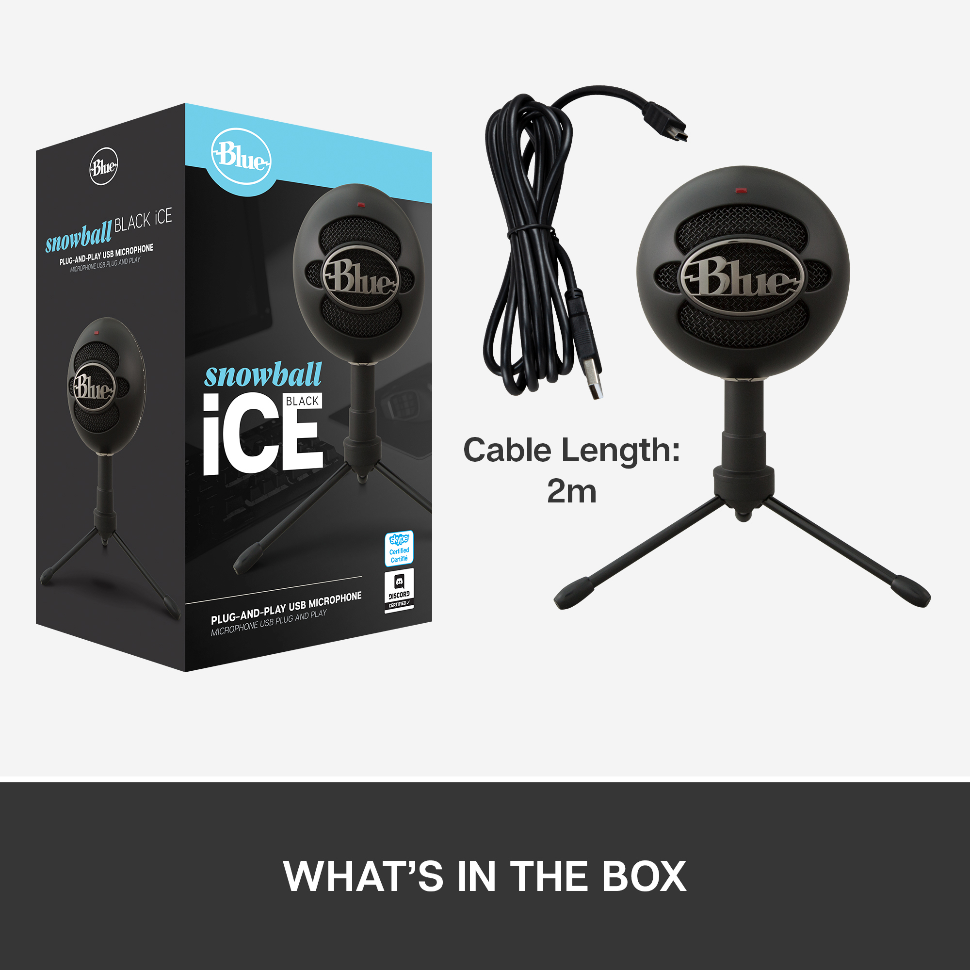 Blue Microphones Snowball iCE mikrofon (sort)