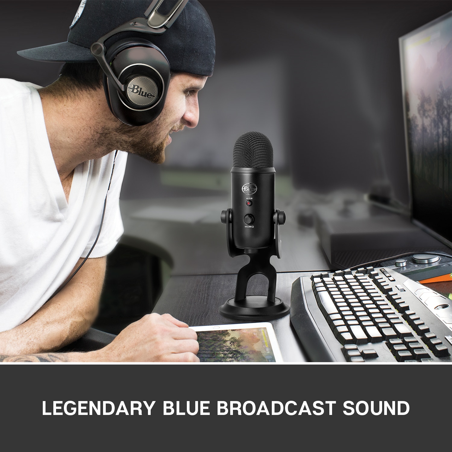 Blue Microphones Yeti Usb Mikrofon Sort Gadgets Og Gamingtilbehor Elkjop