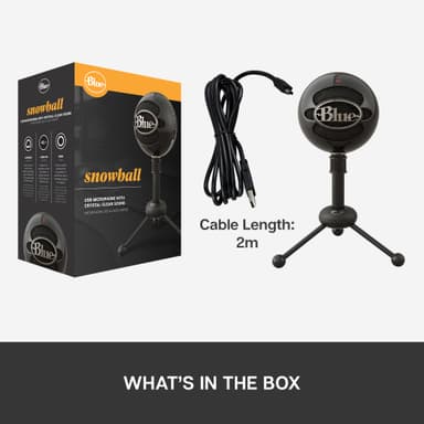 Blue Microphones Snowball mikrofon (sort)