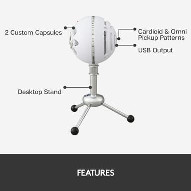 Blue Microphones Snowball mikrofon (hvit)
