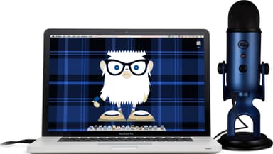 Blue Yeti mikrofon (midnattsblå)