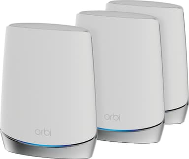 Netgear Orbi RBK753 AX4200 tri-band mesh WiFi 6 (3-pakning)