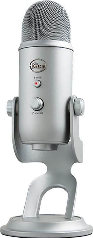 Blue Microphones Yeti USB mikrofon (aluminium) Mikrofon Mikrofon, musikk, sanger Musematte | Spreadshirt