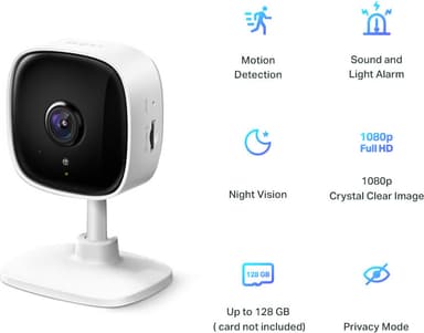 TP-Link C100 Full HD WiFi Home sikkerhetskamera