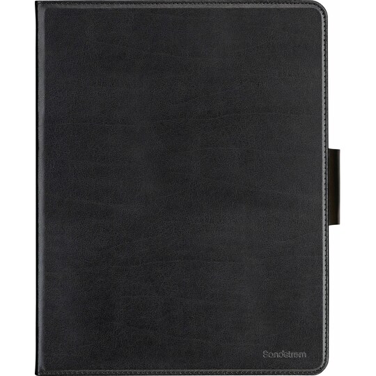 Sandstrøm iPad 12,9" foliodeksel i skinn (sort)