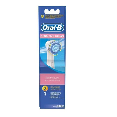 OralB Sensitive Clean 2 Brush Head Elkjøp
