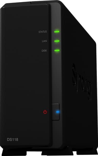 Synology DiskStation DS118 1-Bay personlig NAS system