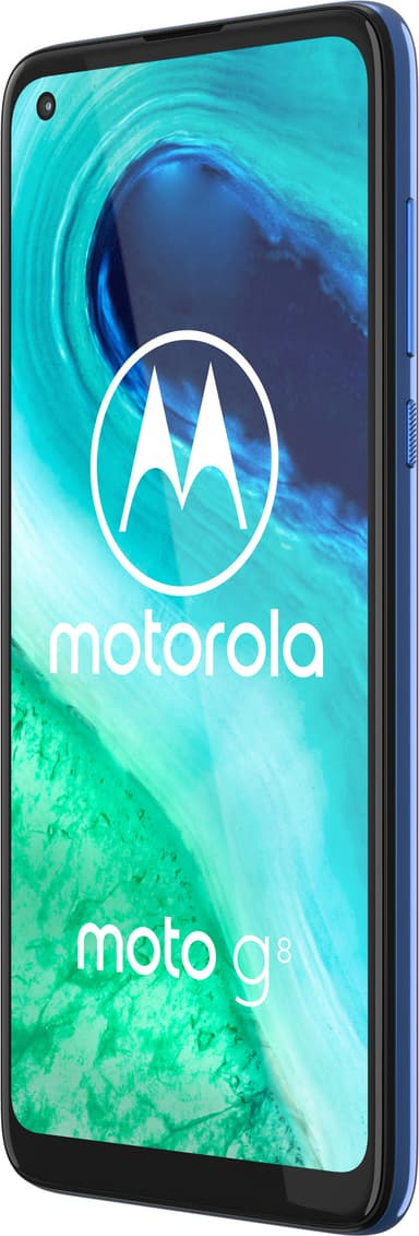 Motorola Moto G8 smarttelefon 4/64GB (neon blue)
