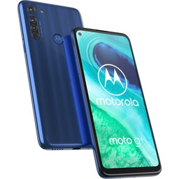 Motorola Moto G8 smarttelefon 4/64GB (neon blue)