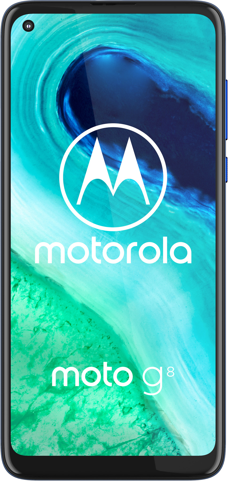 Motorola Moto G8 smarttelefon 4/64GB (neon blue)