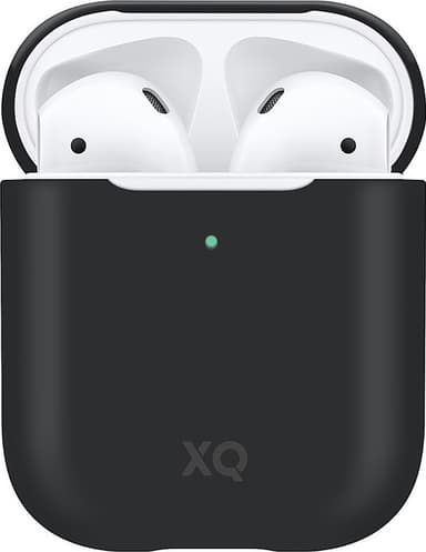 Xqisit silikonetui til AirPods (sort)
