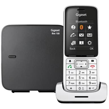 Gigaset SL450 trådløs telefon (sølv/sort)
