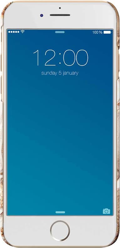 iDeal of Sweden deksel til iPhone 6/7/8/SE Gen. 2/3 (golden sand marble)