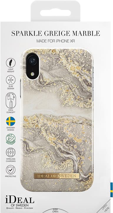 iDeal of Sweden deksel til iPhone Xr (sparkle greige marble)