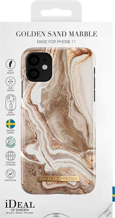 iDeal of Sweden deksel til iPhone 11 (golden sand marble)