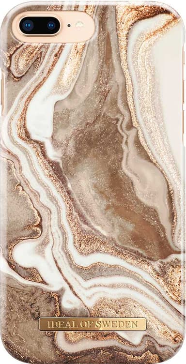 iDeal of Sweden deksel til iPhone 8/7/6/6s Plus (golden sand marble)