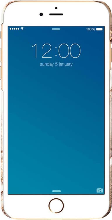 iDeal of Sweden deksel til iPhone 8/7/6/6s Plus (golden sand marble)
