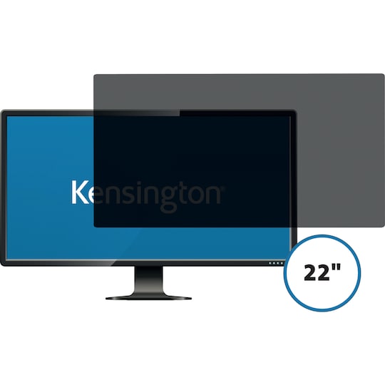 Kensington 22" personvernsfilter til skjerm (16:9 sideforhold)