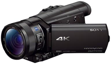 Sony FDR-AX100 4K videokamera (sort)