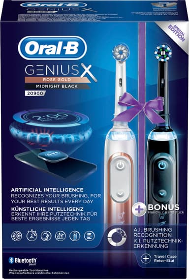 Oral-B Genius X elektrisk tannbørste Double Body spesialutgave 20900