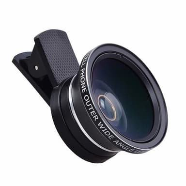 Fotolinse 3i1 Vidvinkel/Macro/ZoomX12 til smartphone