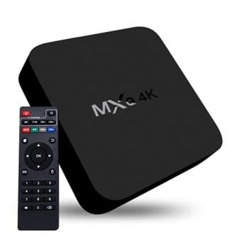 4K Full HD Mediespiller RK3229 med fjernkontroll - HDMI, WiFi, Miracast, DLNA