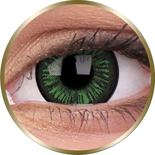Fargede Linser Phantasee Big Eyes Grønn
