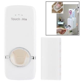 Automatisk tannkremdispenser med holder for tannnbørste