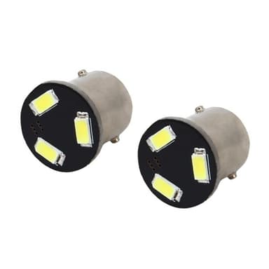 Diodepære 1156/BA15S/P21W 0.5W 30LM 3 SMD-5630 10-pk