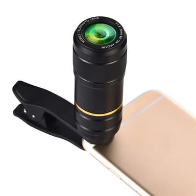 Telelinse mobiltelefon Universal 12X 20mm F1.8  med feste