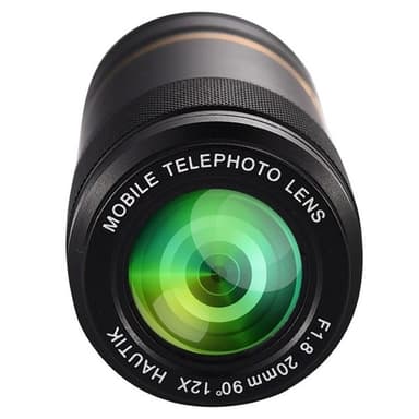 Telelinse mobiltelefon Universal 12X 20mm F1.8  med feste